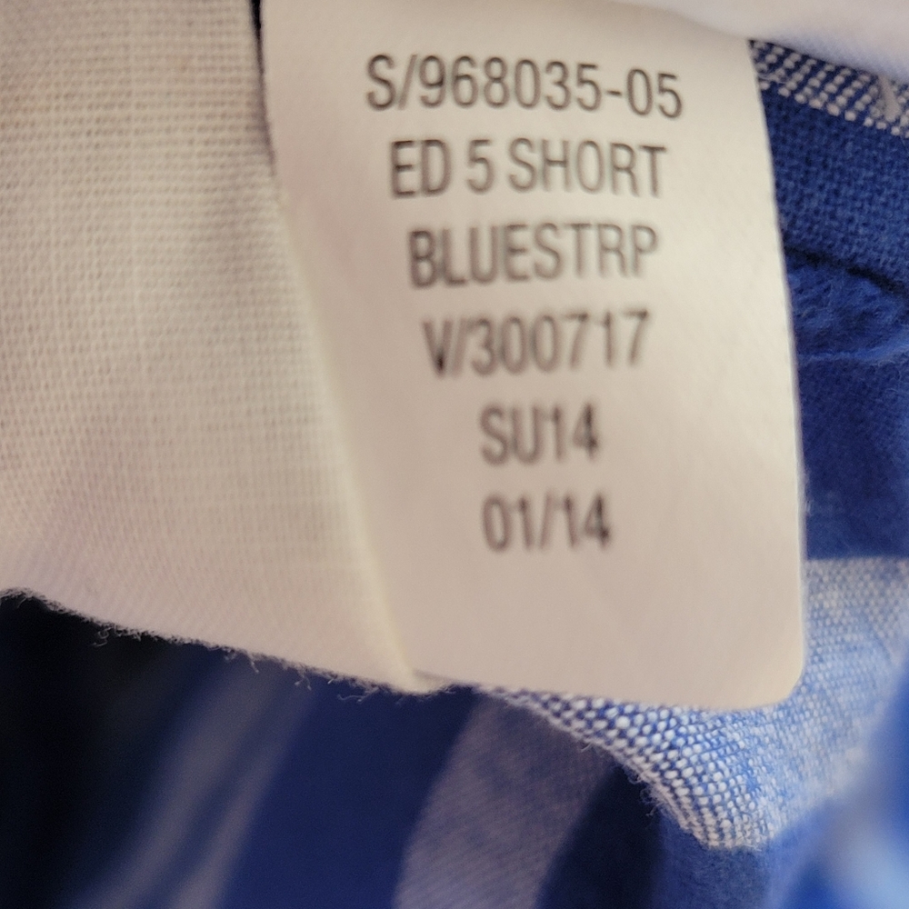 Old Navy Blue and Gray Striped Short Shorts. Womens Size 14 Regular 2014 Y2K - Picture 8 of 8